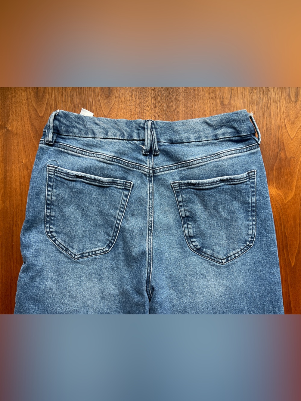 GOOD AMERICAN - Good Waist Cropped Palazzo Jeans - NWOT - Picture 9 of 9